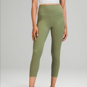 NWOT Align 23’’ Green Twill